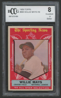 Willie Mays 1959 Topps #563 AS (BCCG 8) at PristineAuction.com