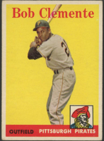 Roberto Clemente 1958 Topps #52A at PristineAuction.com