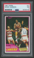 Magic Johnson 1981-82 Topps #21 (PSA 7) at PristineAuction.com