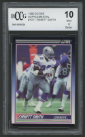 Emmitt Smith 1990 Score Supplemental #101T RC (BCCG 10) at PristineAuction.com