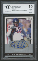 Rob Gronkowski 2010 SAGE HIT Autographs Silver #A84 (BCCG 10) at PristineAuction.com