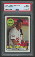 Juan Soto 2018 Topps Heritage #502 RC (PSA 10) at PristineAuction.com