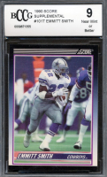 Emmitt Smith 1990 Score Supplemental #101T RC (BCCG 9) at PristineAuction.com