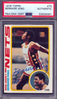 Bernard King Signed 1978-79 Topps #75 RC (PSA) at PristineAuction.com