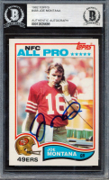 Joe Montana Signed 1982 Topps #488 AP (BGS) at PristineAuction.com