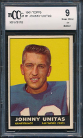 Johnny Unitas 1961 Topps #1 (BCCG 9) at PristineAuction.com