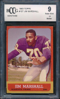 Jim Marshall 1963 Topps #107 RC (BCCG 9) at PristineAuction.com