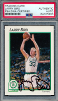 Larry Bird Signed 1991-92 Hoops #2 (PSA) at PristineAuction.com