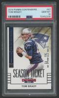 Tom Brady 2014 Panini Contenders #67 (PSA 10) at PristineAuction.com