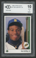 Ken Griffey Jr. 1989 Upper Deck #1 RC (BCCG 10) at PristineAuction.com