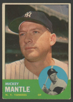 Mickey Mantle 1963 Topps #200 at PristineAuction.com