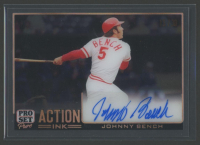 Johnny Bench 2023 Leaf Pro Set In Action Ink #AIJB2 #13/30 at PristineAuction.com