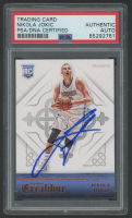 Nikola Jokic Signed 2015-16 Panini Excalibur #199 RC (PSA) at PristineAuction.com