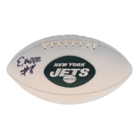 Elijah Moore Signed Jets Logo Football (Beckett) at PristineAuction.com