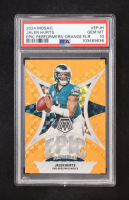 Jalen Hurts 2024 Panini Mosaic Epic Performers Mosaic Orange Fluorescent #5 #03/25 (PSA 10) at PristineAuction.com