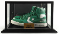 Larry Bird Signed Converse All-Star Basketball Shoe with Display Case (PSA) at PristineAuction.com