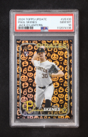 Paul Skenes 2024 Topps Update Halloween Jack O'Lantern #US100 RC (PSA 10) at PristineAuction.com
