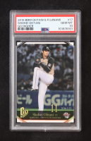 Shohei Ohtani 2016 BBM Ohtani & Fujinami Go Higher #17 RC (PSA 10) at PristineAuction.com