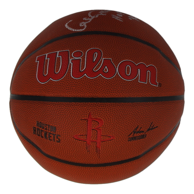 Calvin Murphy Signed Rockets Logo NBA Basketball Inscribed "HOF '93" (JSA) at PristineAuction.com Calvin Murphy Signed Rockets Logo NBA Basketball Inscribed "HOF '93" (JSA) at PristineAuction.com