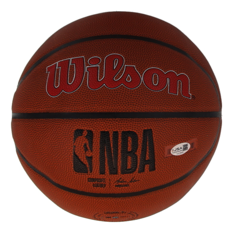 Calvin Murphy Signed Rockets Logo NBA Basketball Inscribed "HOF '93" (JSA) at PristineAuction.com Calvin Murphy Signed Rockets Logo NBA Basketball Inscribed "HOF '93" (JSA) at PristineAuction.com