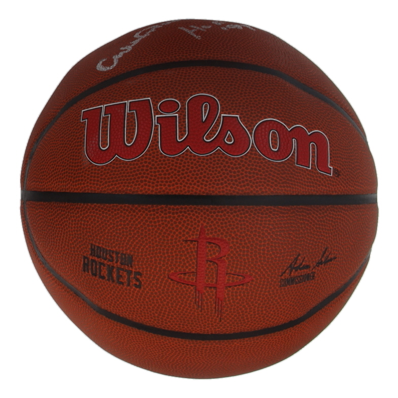 Calvin Murphy Signed Rockets Logo NBA Basketball Inscribed "HOF '93" (JSA) at PristineAuction.com Calvin Murphy Signed Rockets Logo NBA Basketball Inscribed "HOF '93" (JSA) at PristineAuction.com