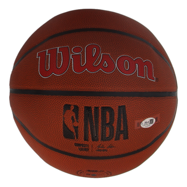 Calvin Murphy Signed Rockets Logo NBA Basketball Inscribed "HOF '93" (JSA) at PristineAuction.com Calvin Murphy Signed Rockets Logo NBA Basketball Inscribed "HOF '93" (JSA) at PristineAuction.com