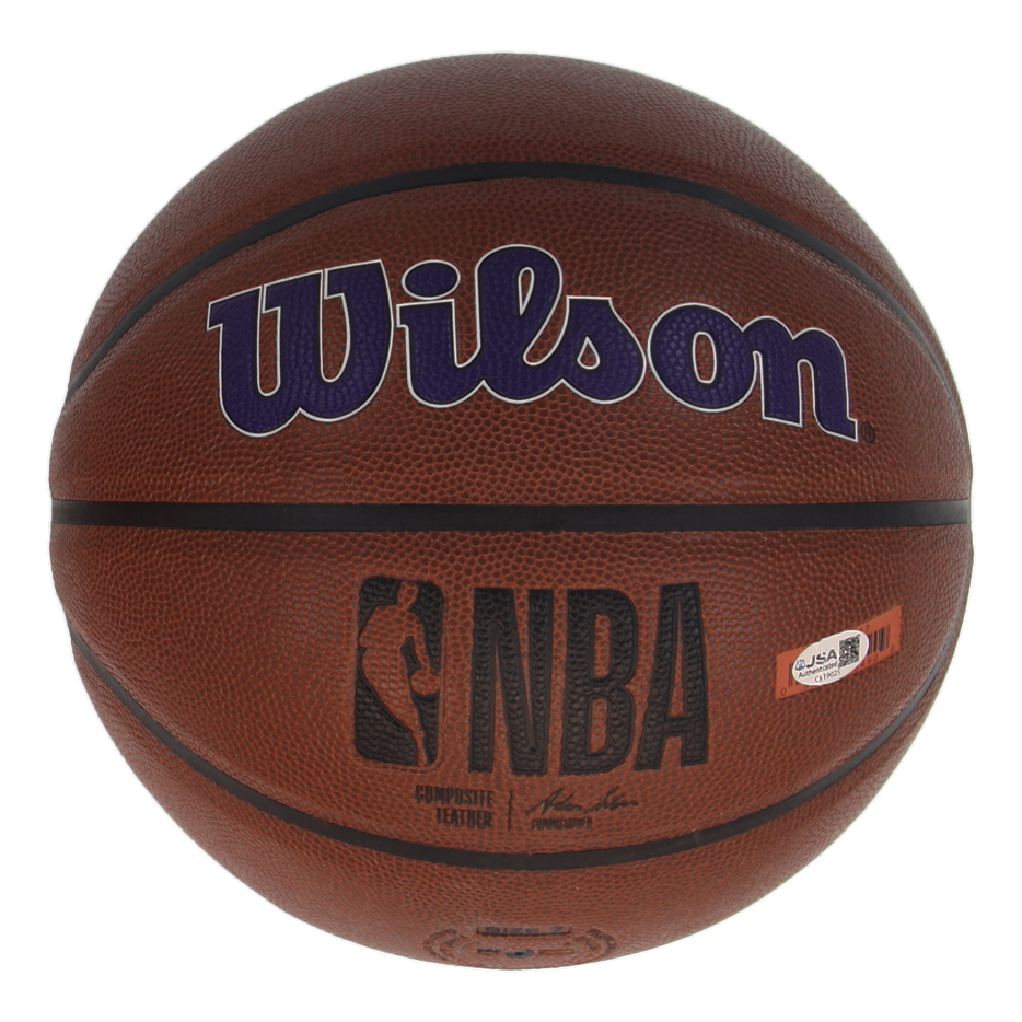 Dwight Howard Signed Lakers Logo NBA Basketball (JSA) at PristineAuction.com Dwight Howard Signed Lakers Logo NBA Basketball (JSA) at PristineAuction.com