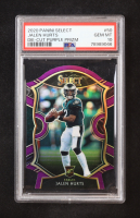 Jalen Hurts 2020 Select Prizm Purple Die Cut #50 RC (PSA 10) at PristineAuction.com