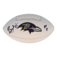 Ray Lewis Signed Ravens Logo Football Inscribed "HOF '18" (Beckett) at PristineAuction.com