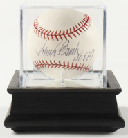 Johnny Bench Signed OML Baseball Inscribed "HOF 89" with Display Case (PSA) at PristineAuction.com