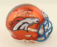 Champ Bailey Signed Broncos Blaze Alternate Speed Mini Helmet Inscribed "HOF 19" (Beckett) at PristineAuction.com