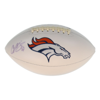 Champ Bailey Signed Broncos Logo Football (Beckett) at PristineAuction.com