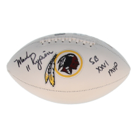 Mark Rypien Signed Redskins Logo Football Inscribed "SB XXVI MVP" (Beckett & Prova) at PristineAuction.com