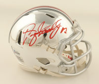 Dwayne Haskins Signed Ohio State Buckeyes Chrome Speed Mini Helmet (Beckett) at PristineAuction.com