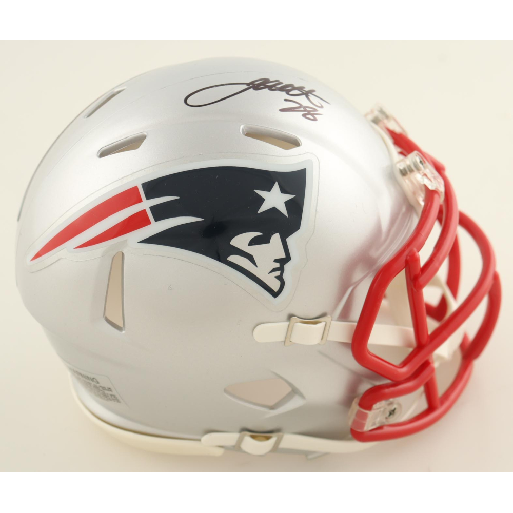 James White Signed Patriots Speed Mini Helmet (Beckett) at PristineAuction.com
