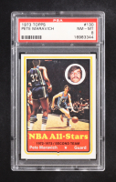Pete Maravich 1973 Topps #130 (PSA 8) at PristineAuction.com