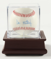 Don Mattingly Signed OL Baseball with Display Case (PSA) at PristineAuction.com