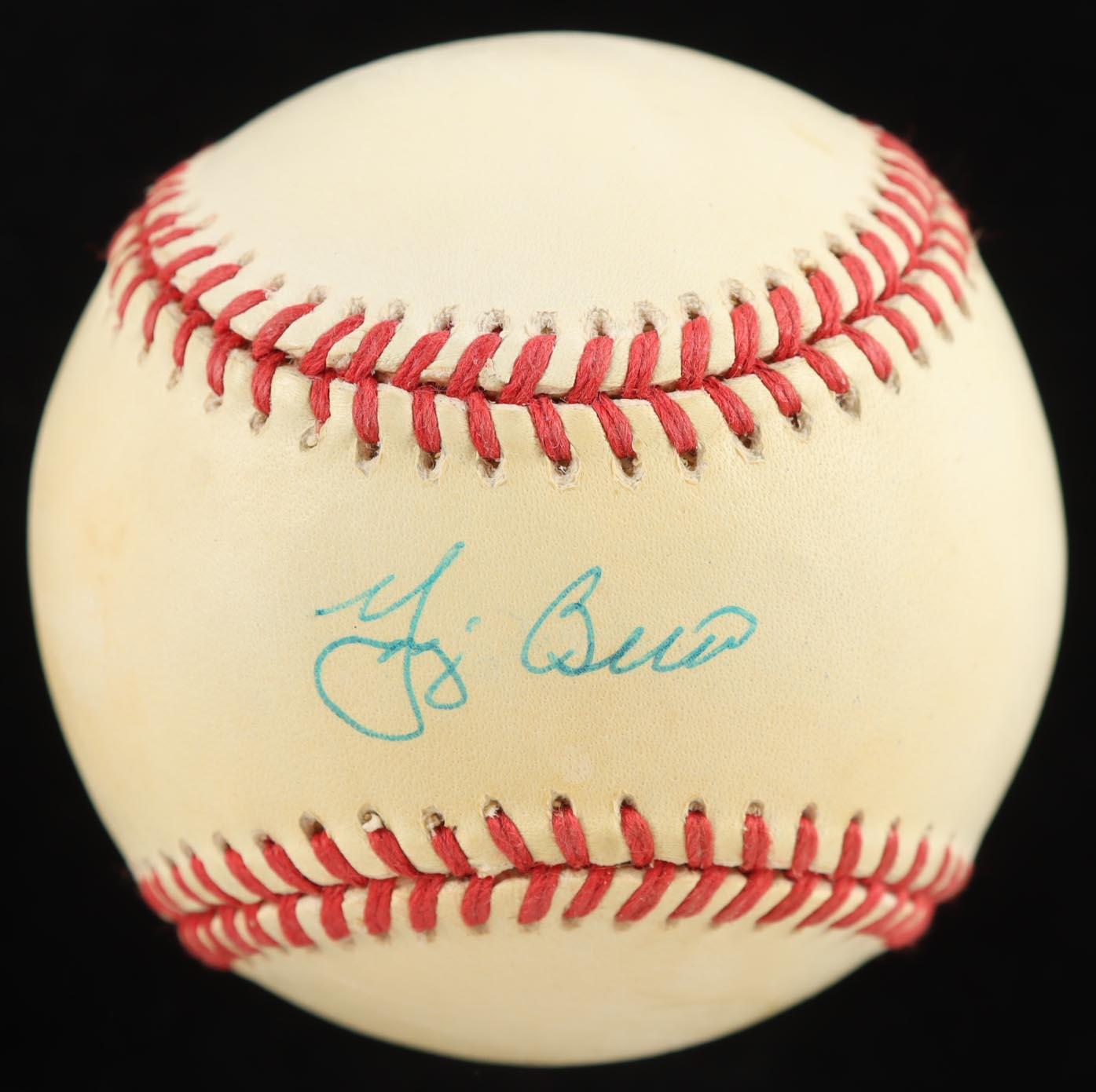 Yogi Berra Signed OAL Baseball with Display Case (PSA) at PristineAuction.com Yogi Berra Signed OAL Baseball with Display Case (PSA) at PristineAuction.com