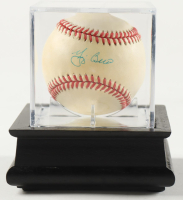 Yogi Berra Signed OAL Baseball with Display Case (PSA) at PristineAuction.com