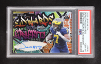 Donovan Edwards 2023 Leaf Metal Graffiti-Graphs Autograph #GDE1 RC #1/10 (PSA 10) at PristineAuction.com
