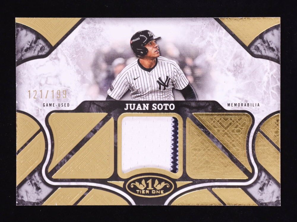 Juan Soto 2025 Topps Tier One Relics #T1RJS #121/199