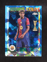Lamine Yamal 2024-25 Topps Chrome Sapphire UEFA Club Competitions #27 FS at PristineAuction.com