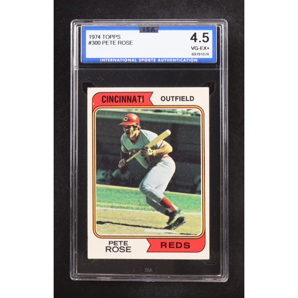 Pete Rose 1974 Topps #300 (ISA 4.5) at PristineAuction.com