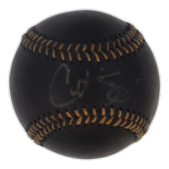 Curt Schilling Signed OML Black Leather Baseball (JSA) at PristineAuction.com Curt Schilling Signed OML Black Leather Baseball (JSA) at PristineAuction.com