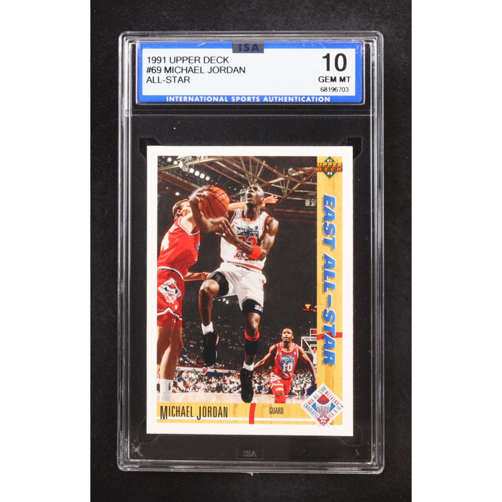 Michael Jordan 1991 Upper Deck #69 AS (ISA 10) at PristineAuction.com