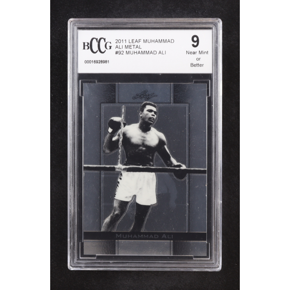 Muhammad Ali 2011 Leaf Muhammad Ali Metal #92 (BCCG 9) | Pristine Auction