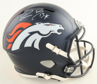 Pat Bryant Signed Broncos Full-Size Alternate Speed Replica Helmet (Beckett) at PristineAuction.com
