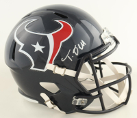 Tank Dell Signed Texans Full-Size Speed Helmet (JSA) at PristineAuction.com