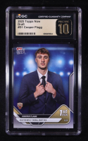 Cooper Flagg 2025-26 Topps Now #D1 RC (CGC 10 | Pristine Black Label) at PristineAuction.com