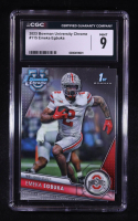 Emeka Egbuka 2023 Bowman Chrome University #115 RC (CGC 9) at PristineAuction.com